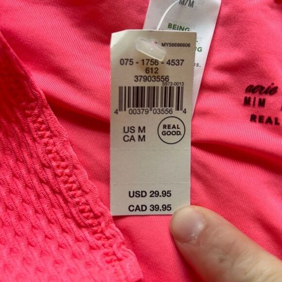 Aerie high waisted full coverage bikini bottom size medium Nwt - Picture 6 of 7